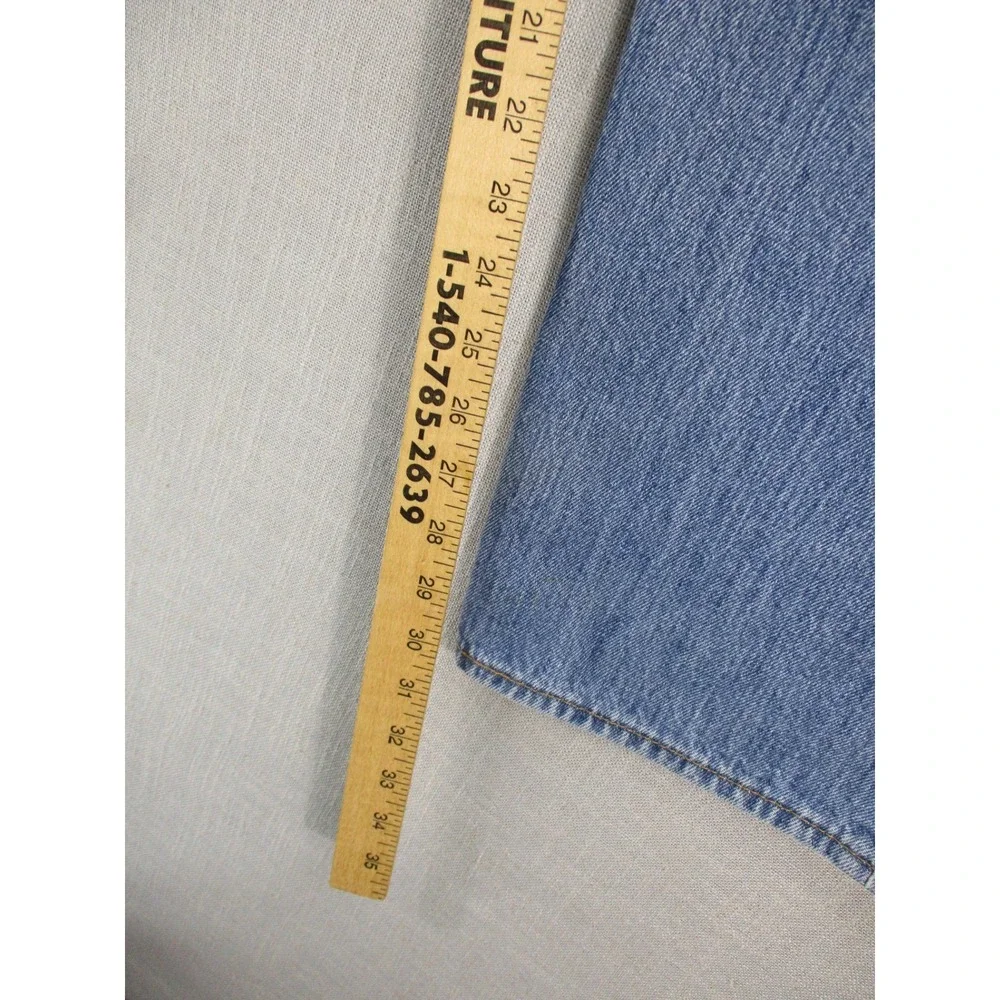 Levis 501‎ Original Fit Button Fly Light Wash Straight Leg Jeans Mens 40x31